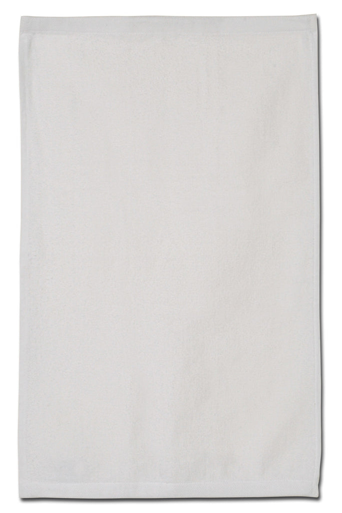 Bulk Premium Gym Towels, White 15x25