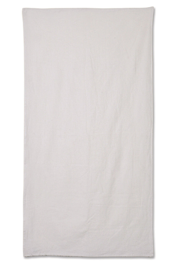 30x60 - White Beach Towel Terry Velour